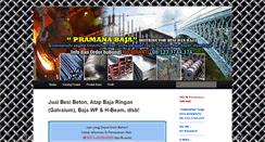 Desktop Screenshot of pramanabaja.com