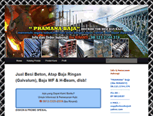 Tablet Screenshot of pramanabaja.com